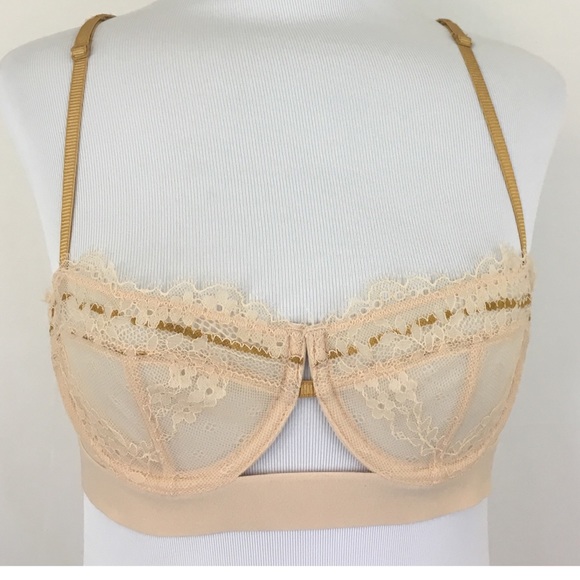 Free People Other - Free People Hour of Dawn Underwire Demi Bra-34B